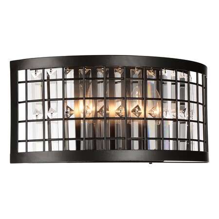Cwi Lighting Meghna 3 Light Wall Sconce With Brown Finish 9697W16-3-192